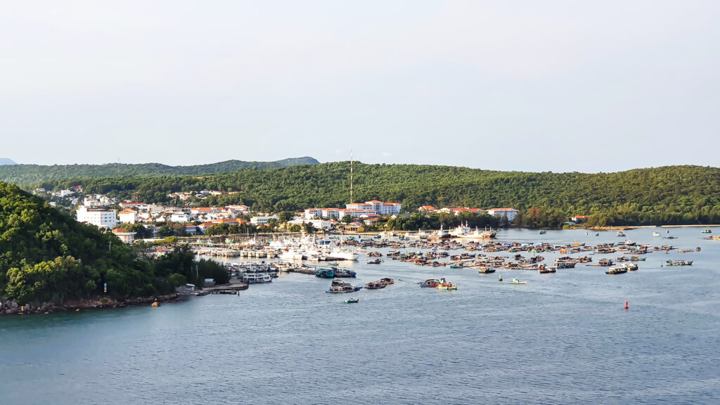 Aerial View Of Fishing Boats At An Thoi Harbour In Phu Quoc Island, Vietnam.