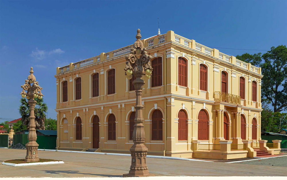 The exterior of the Kampot Museum