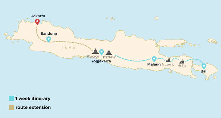 indonesia-java-map-itinerary-1-to-2-week-travel-route